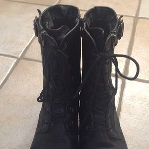 Black Combat Boots